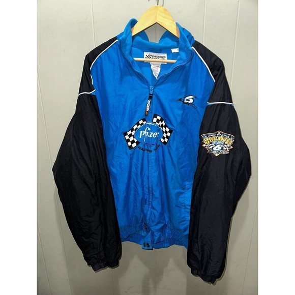 NASCAR Mark Martin #6 Salute To You Full Zip Jacket Blue Black - Picture 1 of 6
